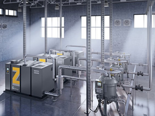 ZE 和 ZA (VSD) 低壓無油螺桿式壓縮機